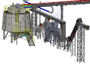 Recyclingsystem für Mineralwolle - Recycling system for mineral wool