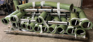 Verschleißfeste Rohrbögen und Rohrleitung - Wear resistant pipe elbows and pipes